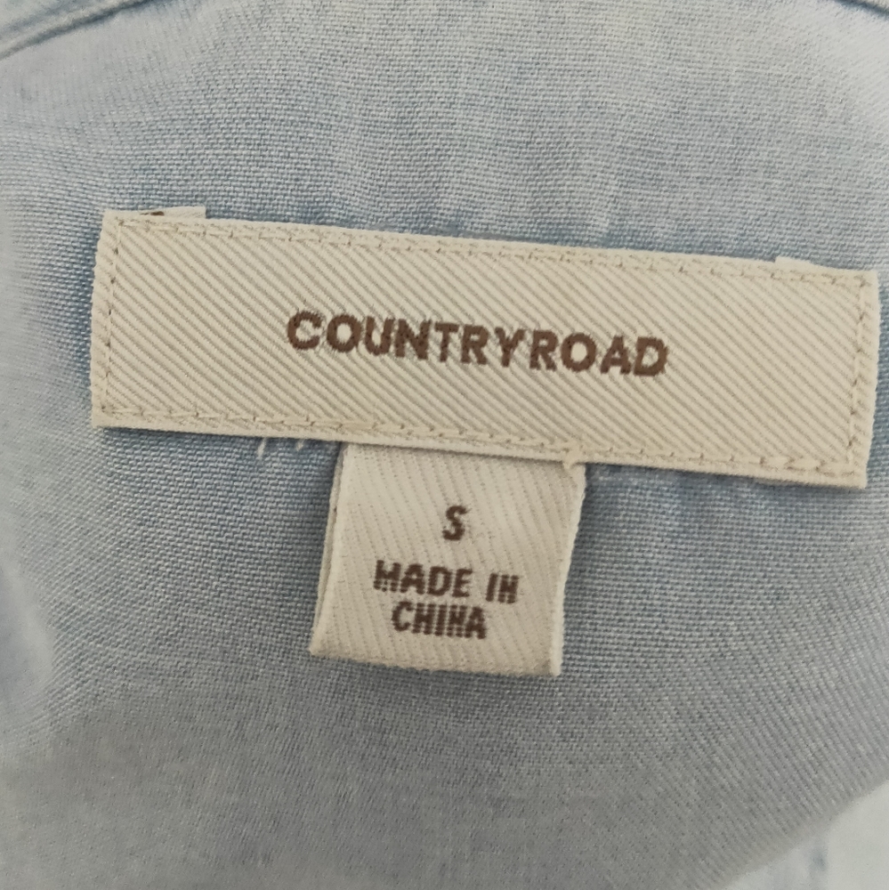 Country Road Chambray Shirt Size S - Picture 5 of 6